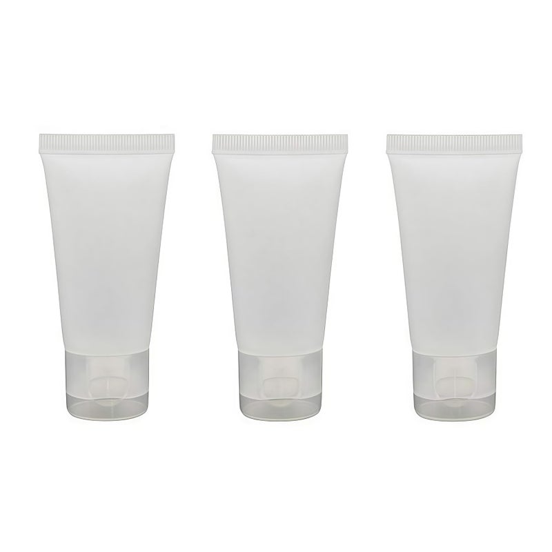 SYBL 20PCS Clear Empty Refillable Plastic Soft Tubes Squeezable Bottle Packing Cosmetic Sample Container Jars Storage Holder For Facial Cleaner Shampoo Shower Gel Body Lotion Hand Cream 50ml/1.7oz - Image 1